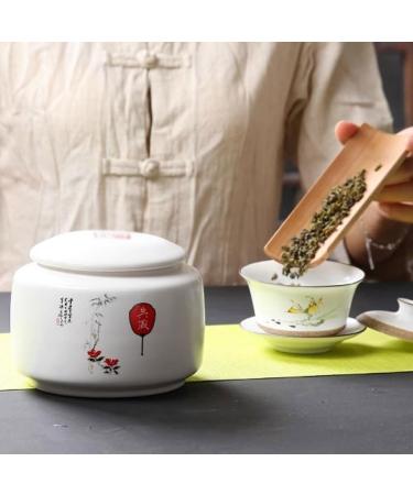Sealed Tea Caddy White Porcelain Tea Cans Ceramic Sealed Cans Storage Cans Small Tea Cans Nut Cans Herbal Tea Cans Tea Storage Container Tea Jar with Lid - Buy Online on GoSupps.com
