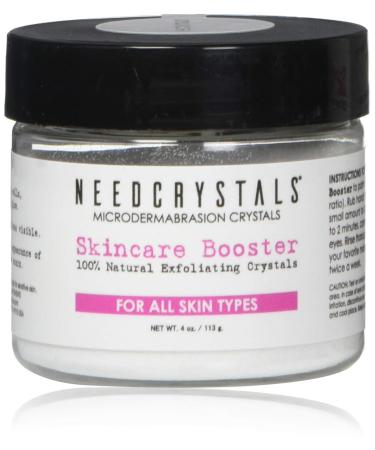 NeedCrystals Microdermabrasion Crystals 4 oz - Natural DIY Facial Scrub for Skin Texture, Scars, Blackheads, Wrinkles - Exfoliating Face Scrub 4 Ounce - Buy Online on GoSupps.com