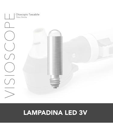 AIESI 3V White Light LED Bulb - Original Spare Part for VISIOSCOPE Fiber Optic Pocket Otoscope | International Shipping Available - Buy Online on GoSupps.com