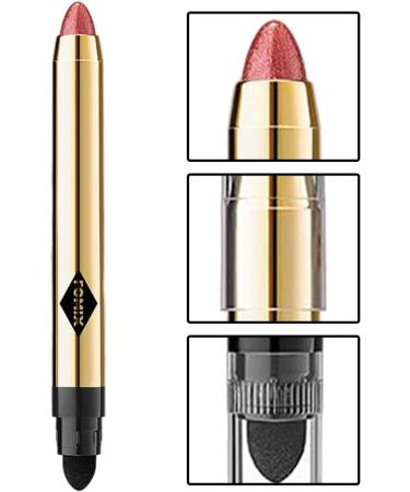 Eye Shadow Sticks | Double-Ended Pearlescent Eyeshadow Stick | Highlighter Makeup Stick Eye Shadow Stick Fine Eyeliner Tmay 09# - Buy Online on GoSupps.com