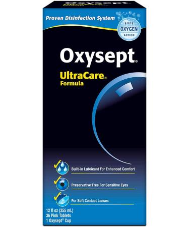 Oxysept Disinfecting Solution/Neutralizer-12 oz, 2 pack