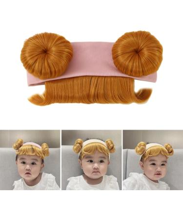 CAZSTYK Gold Baby Headband Fashionable Toddler Hairpiece & Stylish Hair Decoration Comfortable Wearing for Infants Pink - Buy Online on GoSupps.com