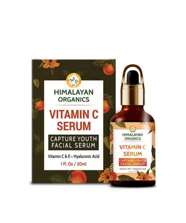 Vitamin C Serum With Hyaluronic Acid Vitamin C & E | Improves Skin Elasticity | Blemish Free Skin | Highly Stable & Effective Skin Brightening - 30ml