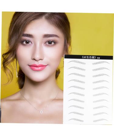 Ipetboom 4 Sheets Pairs Bionic Eyebrow Hair- Authentic Eyebrows Simulation Eyebrow Patch Water Proof 3d 21x15cmx2pcs As Shownx2pcs - Buy Online on GoSupps.com