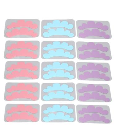 XHTLLO 15Pair Eyelash Extension Patches Yun Shaped Reusable Silicone Eyelash Extension Reusable Eyelashes Extension Pad Silicone Lash Grafting Eye Pads