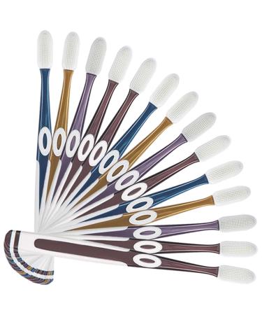 Healeved 10st Tools for the oral care tooth cleaning tool Travel toothbrush tooth cleaning brush toothbrush tissue toothbrush Tool Miss TPU Accessories soft fur