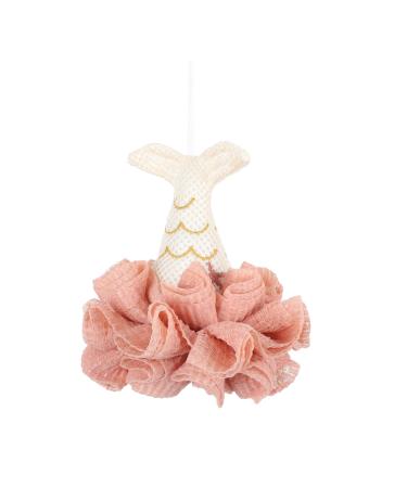 FRCOLOR 1pc Bath Ball Body Wash Sponge Shower Pouf Sponge Bath Mesh Pouf Shower Wash Loofah Bath Sponge Exfoliating Bath Sponge Animal Pouf Loofahs Mesh Pouf Shower or Washing Ball Mermaid