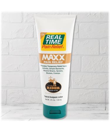 Real Time Pain Relief MAXX 5oz Tube - Fast-Acting Pain Relief (Pack of 1) - Buy Online on GoSupps.com