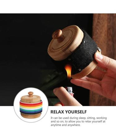 Heallily Moxibustion Box - Smokeless Moxa Stick Burner for Acupuncture & Menstrual Pain Relief | International Shipping Available - Buy Online on GoSupps.com