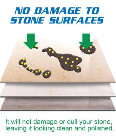 10 Stone Cleaning Powder - Multiple Kitchen Cleaning Powder - Quartz Countertop Clean Accessories for Ceramic Walls Marble Floors for - Buy Online on GoSupps.com