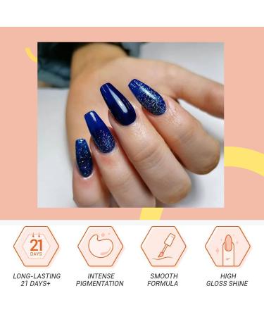 Meitawilltion Professional UV LED Gel Nail Polish - Jade Navy | Salon-Quality Manicure DIY at Home - Buy Online on GoSupps.com