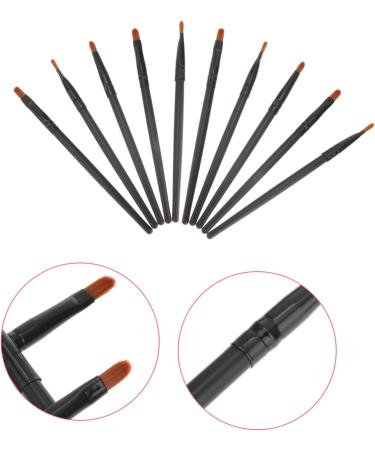 FOMIYES 30 Pcs Nose Shadow Brush Liquid Eye Shadow Makeup Cosmetic Brush Soft Miss Wooden Handle Brush 13x0.8cmx3pcs Blackx3pcs - Buy Online on GoSupps.com
