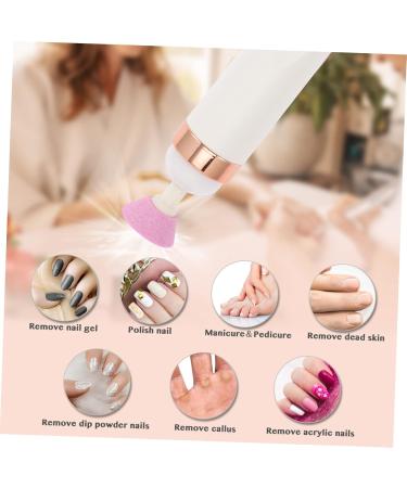 FRCOLOR 5 Sets Nail Polisher Plastic White Nail Grinder Manicure - Buy Online on GoSupps.com