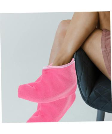 VICASKY Paquet De Cire De Paraffine Pour Pieds 2 Paires pais Rev tement En Cire De Paraffine Spa Soins Des Pieds Hydratants Enveloppement Professionnel Rose Bord Blanc - Buy Online on GoSupps.com