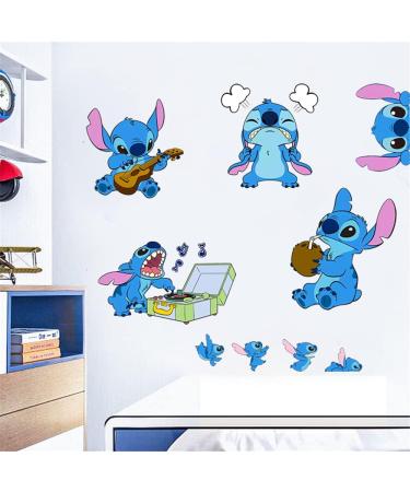 Lilo and Stitch 3D Wall Stickers - Children Cartoon Decals for Bedroom Decor - 16.5X23.6 inch - Buy Online on GoSupps.com