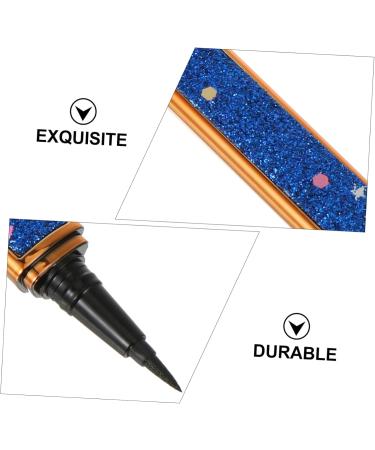 Beatifufu Self Adhesive Mascara Diamond Liquid Eyeliner No Blooming Eye Liner Self-adhesive Eye Liner Plastic 1 count (Pack of 1) Blue - Buy Online on GoSupps.com