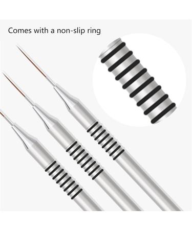French Striper Art Liner Brush Beauty Makeup Line Striper Drawing Pen Gel Brushes Painting Pen Manicure Tool - Buy Online on GoSupps.com