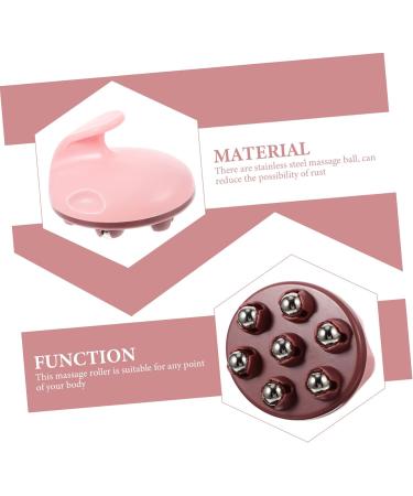 Lalafina 5-Sided Red Ball Massager - Handheld Muscle Roller & Massage Stick for Effective Muscle Relief | Magnetic ABS Household Tool - Buy Online on GoSupps.com