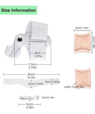 2 Pair Toe Bunion Straightener - Correct Bunions & Restore Toes, Day/Night Toe Separator - Buy Online on GoSupps.com