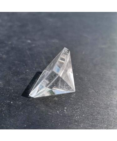 Natural Clear Quartz Crystal Stone Transparent Crystal Pyramid 2cm Stone Mineral Specimen - Buy Online on GoSupps.com