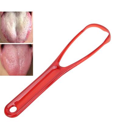 Buy Portable Tongue Brush - Hygienic Tongue Spatula for Fresh Breath (Red) | International Shipping Available - Buy Online on GoSupps.com