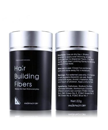 Hair Building Fibers Hair Re-growth Powder Keratin Hair Fiber Thinning Hair and Bald Spots Hair Fibers for Women and Men (Dark Brown)