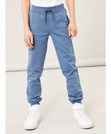 NAME IT Kids Cotton Sweatpants - China Blue (Size 158) - Buy Online on GoSupps.com