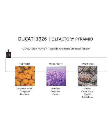 DUCATI - Fragrance for Men - Aromatic Fougere Scent - Opens with Tangerine and Bergamot Notes - Blended with Lavender - For Intense and Bold Men Looking to Exude Style - 1.7 oz EDT Spray 1.7 Ounce (Pack of 1) - Buy Online on GoSupps.com