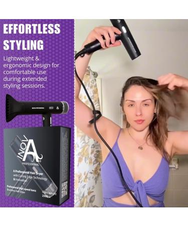 Powerful 2300W Brushless Ionic Hair Dryer | Lightweight Professional Technology for Salon-Quality Results - Ship Internationally - Buy Online on GoSupps.com
