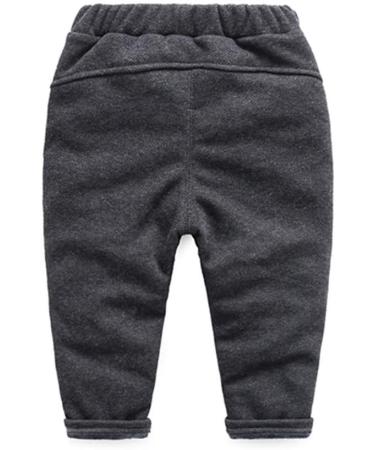 Mud Kingdom Little Boys Fleece Pants | Warm Winter 7-8 Years | Light Gray - Buy Online on GoSupps.com
