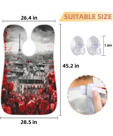 Rose City Beard Bib Apron - Best Beard Hair Catcher for Men | Perfect Father s Day Anniversary & Christmas Gifts with Suction Cups - Buy Online on GoSupps.com