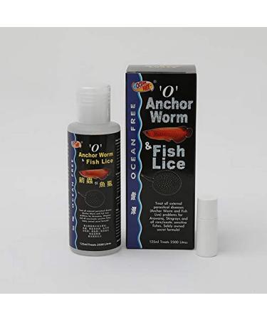 OCEAN FREE O Anchor Worm & Fish LICE for AROWANA or Stingray 125 ML