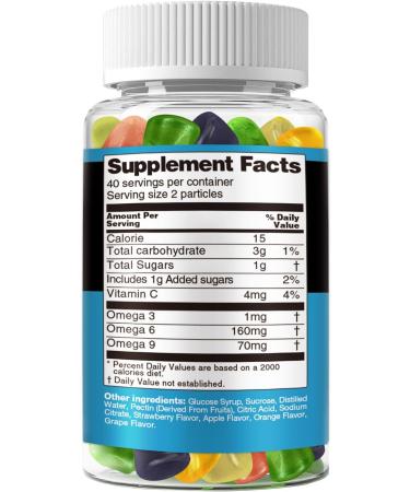Premium Gummies Pure Oil Gummy Advanced Extra Strength Rich in Omega 3 6 9-0930-A008 - Buy Online on GoSupps.com