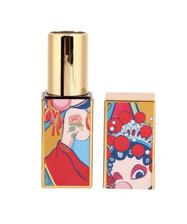 4pcs Peking Opera Style Lipstick Tube Kit - DIY Magnetic Lip Balm & Lipstick Containers - Square Tube (#02) | International Shipping - Buy Online on GoSupps.com