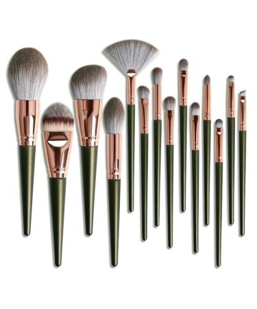 14 Brushes Set Large Loose Powder Brush Beauty Tools Grooming Eye Shadow Brush Soft Bristles 1 D