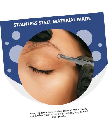 minkissy Nose Hair Clip Lash Tools Men Grooming Trimmer Ring Tool Beard Trimming Scissors Men Nose Hair Clip Nose Hair Tweezers Nose Hair Cleaner Nasal Hair Clip Round Nose Hair Trimmer Man 9.7X1X0.8CM Silver - Buy Online on GoSupps.com