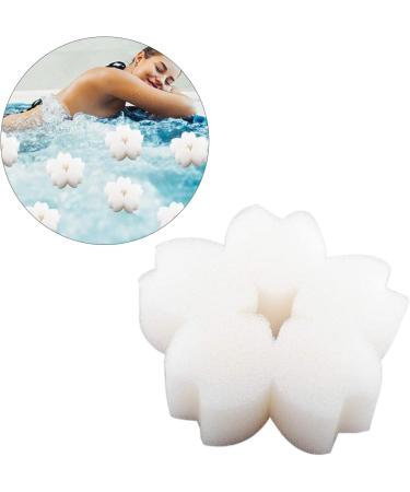 Hot Tub Scum Absorber - Reusable Oil Absorbing Sponge Effective Oil Scum Grime Remover Cherry Blossom Scumbug Hot Tub Accessories for Spa Swimming Pool/a A: 1 - Buy Online on GoSupps.com