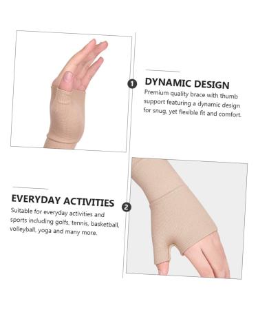 GLEAVI 3 Pairs Pressure Wrist Compression Gloves - Adjustable Fingerless Wrist Support & Infused Brace for Ultimate Comfort | Shop Now - Buy Online on GoSupps.com
