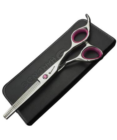 6 inch Children's Family Haircut Scissors 17.5 cm Safety Professional Hairdresser Hairstyle and Hair thinning (Thining Scissors)