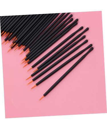 Mikinona Lip Liner Brush Eyeliner 100pcs Eyeliner Makeup Tools Wand Applicator Girl Makeup Brush Brush Liquid Eyeliner Brush - Buy Online on GoSupps.com