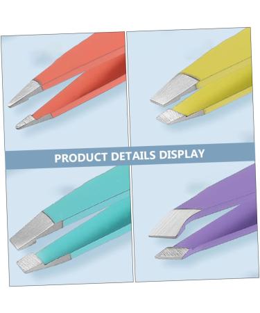 Angoily 1 Set Eyebrow Tweezers Eyebrow Grooming Tools Practical Eyebrow Clip Eyebrow Hair Tweezers Eyebrow Scissor Pro Tools Fake Eyebrow Clamp Stainless Steel Eyebrow Trimming Supplies 8.5x5.3cm Colorful - Buy Online on GoSupps.com