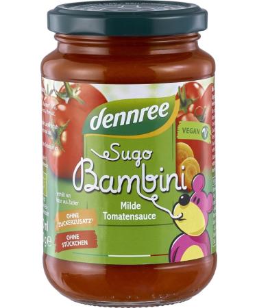  dennree dennree Sugo Bambini Organic Tomato Sauce (2 x 350g) - Buy Online on GoSupps.com