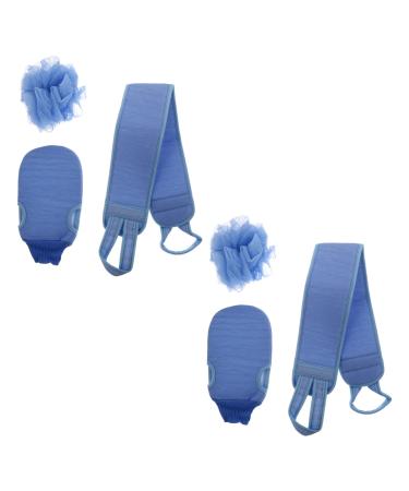2pcs Bath Set Shower Mitt Bathroom Supplies Bath Scrubber Belt Bath Brush Belt Shower Ball Bath Back Scrubber Shower Back Scrubber Bath Ball Bath Back Brush Bath Scrubbing Brush 73x8.3cm 1.0