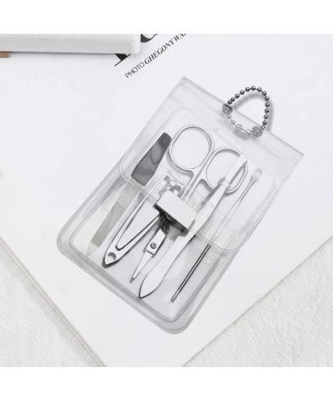 Fingernail Scissors Nail Care Kit for Women Unisex Travel Gift Clear Manicure Bag Pedicure Set Cutters Drop Shipping - Buy Online on GoSupps.com