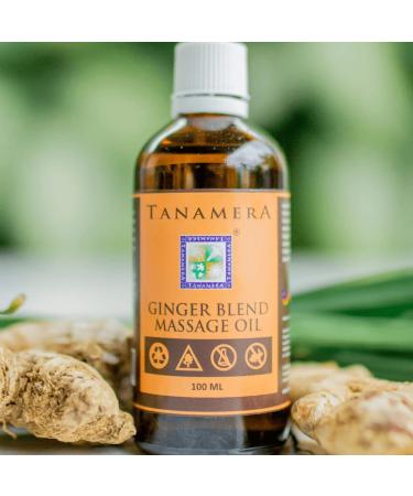 Ginger Lavender Massage Oil 100ml by Tanamera | Soothing Aromatherapy for Relaxation | International Shipping Available - Buy Online on GoSupps.com