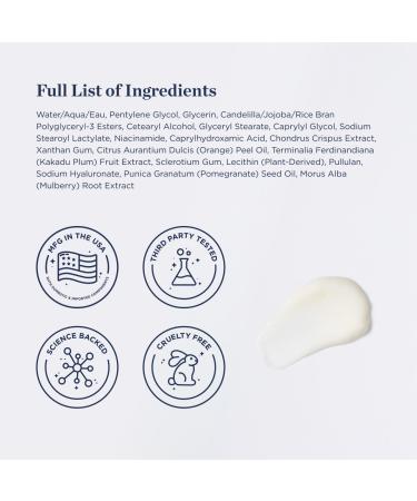 Plump + Glow Vitamin C Serum for Aging Skin - Anti-Wrinkle Firming & Brightening Formula with Kakadu Plum & Niacinamide - Buy Online on GoSupps.com