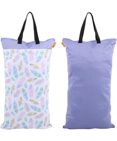 Garosa Waterproof Diaper Bag with Large Capacity for Newborn Infants - Hanging Wet Dry Cloth Baby Inserts Nappy Laundry Storage (#3) - Buy Online on GoSupps.com