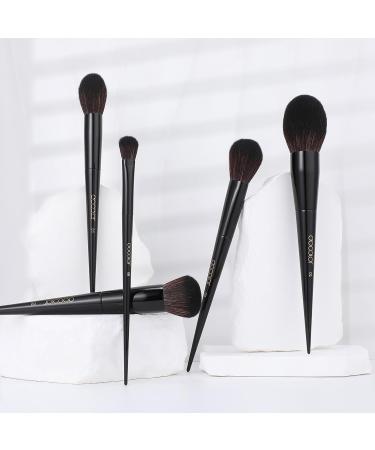 Docolor Makeup Brushes 15 Pieces Professional Makeup Brushes Set Premium Synthetic Hair Kabuki Face Blush Eyeshadow Eyeliner Foundation Powder Cosmetic Make Up Brushes Kit Black Obsidian Series Black-15 Pieces - Buy Online on GoSupps.com