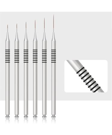 French Striper Art Liner Brush Beauty Makeup Line Striper Drawing Pen Gel Brushes Painting Pen Manicure Tool - Buy Online on GoSupps.com