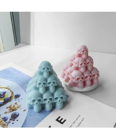 Shop Unique Silicone Pyramid Skull Molds for Candles & Aromatherapy | Halloween Decor & Epoxy Shapes - Buy Online on GoSupps.com